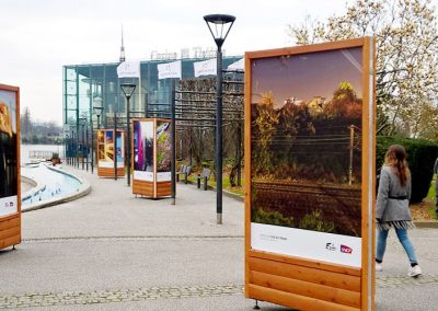 exposition photos en extérieur