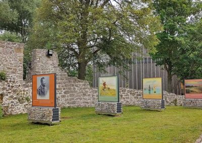 Expo photos extérieur Château d'Hrdelot