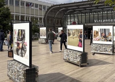 exposition photos en extérieur