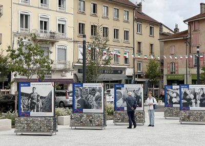 Expo photos itinérante extérieur Bourgoin Jallieu