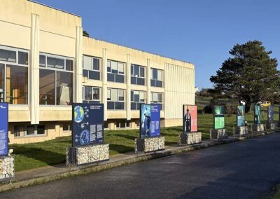 exposition photos temporaire en extérieur Ifremer