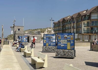 exposition en extérieur Camiers