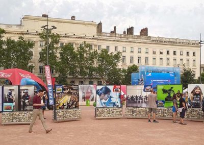 support exposition extérieur Lyon FIFA