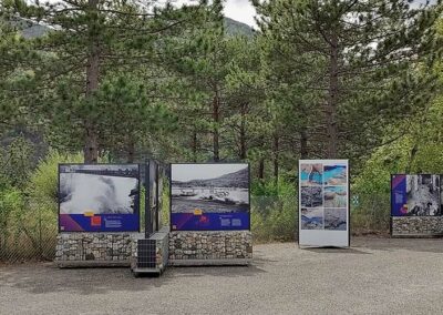 expo extérieure EDF Serre Ponçon