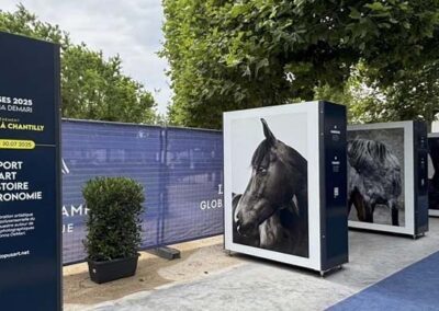 exposition photo temporaire extérieur Longines Paris