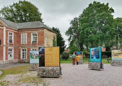 support exposition extérieure Montreuil sur mer